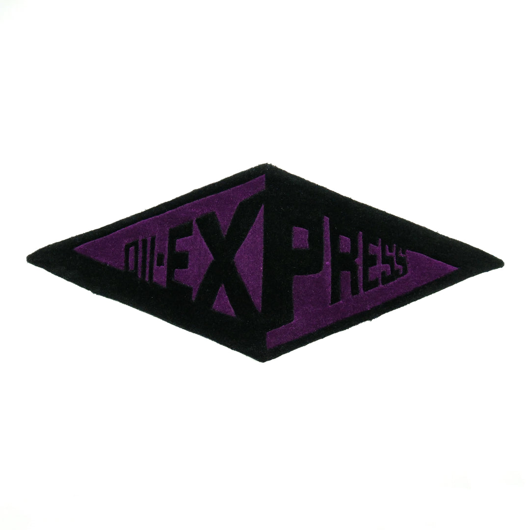 HANDMADE PURPLE 3D LOGO RUG (PRE-ORDER) - 011-EXPRESS 